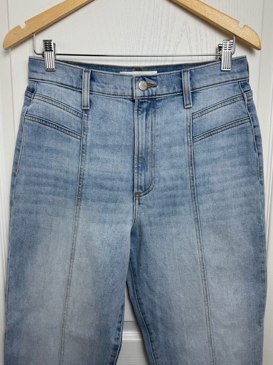 Aritzia Denim Forum 70s Retro Cheeky High Straight Size 29 Light Wash - Picture 10 of 14